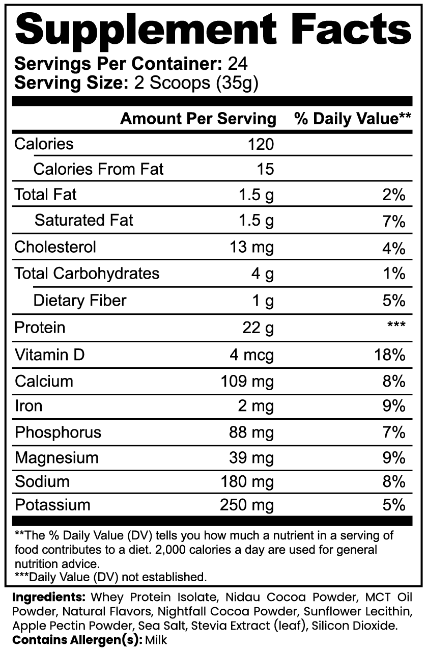Isolate Whey Protein (Chocolate)