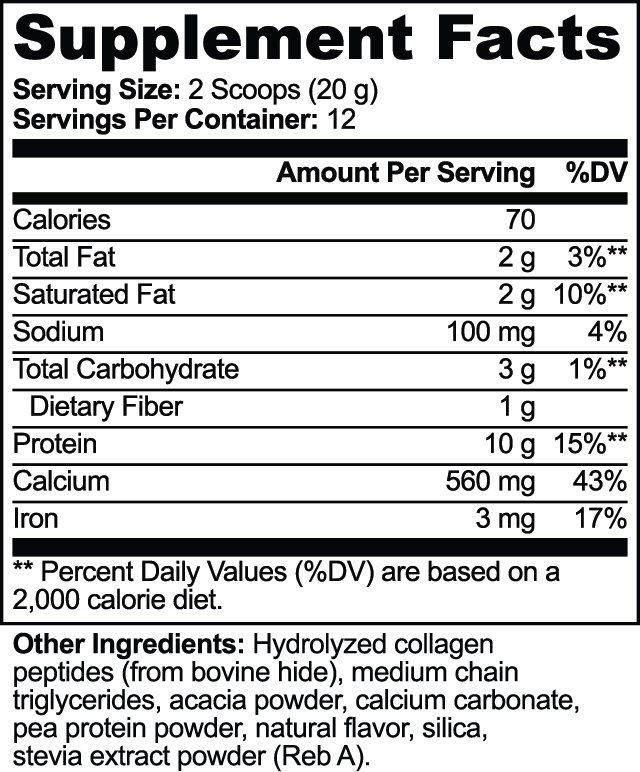 Collagen Creamer (Vanilla)