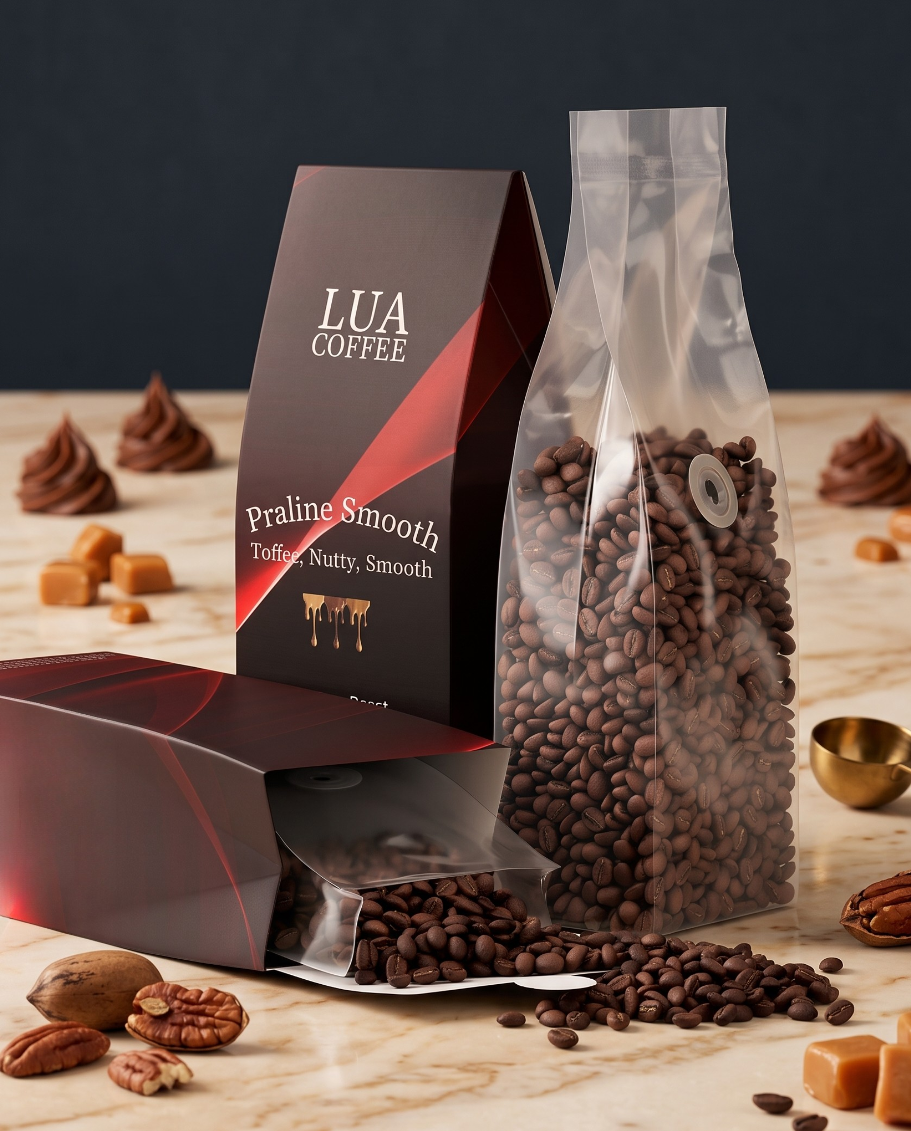Praline Smooth Coffee (Medium Roast)