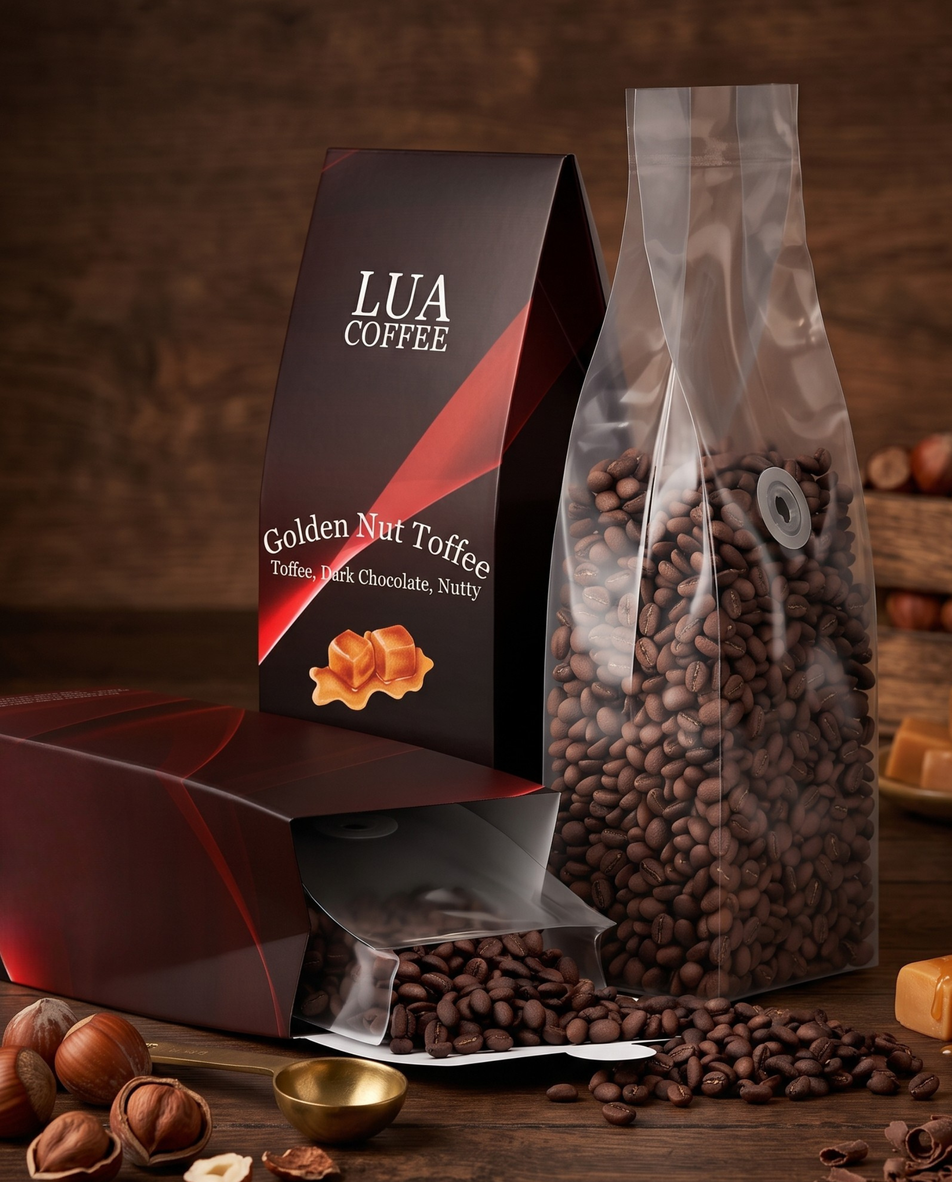 Golden Nut Toffee Coffee (Medium Roast)