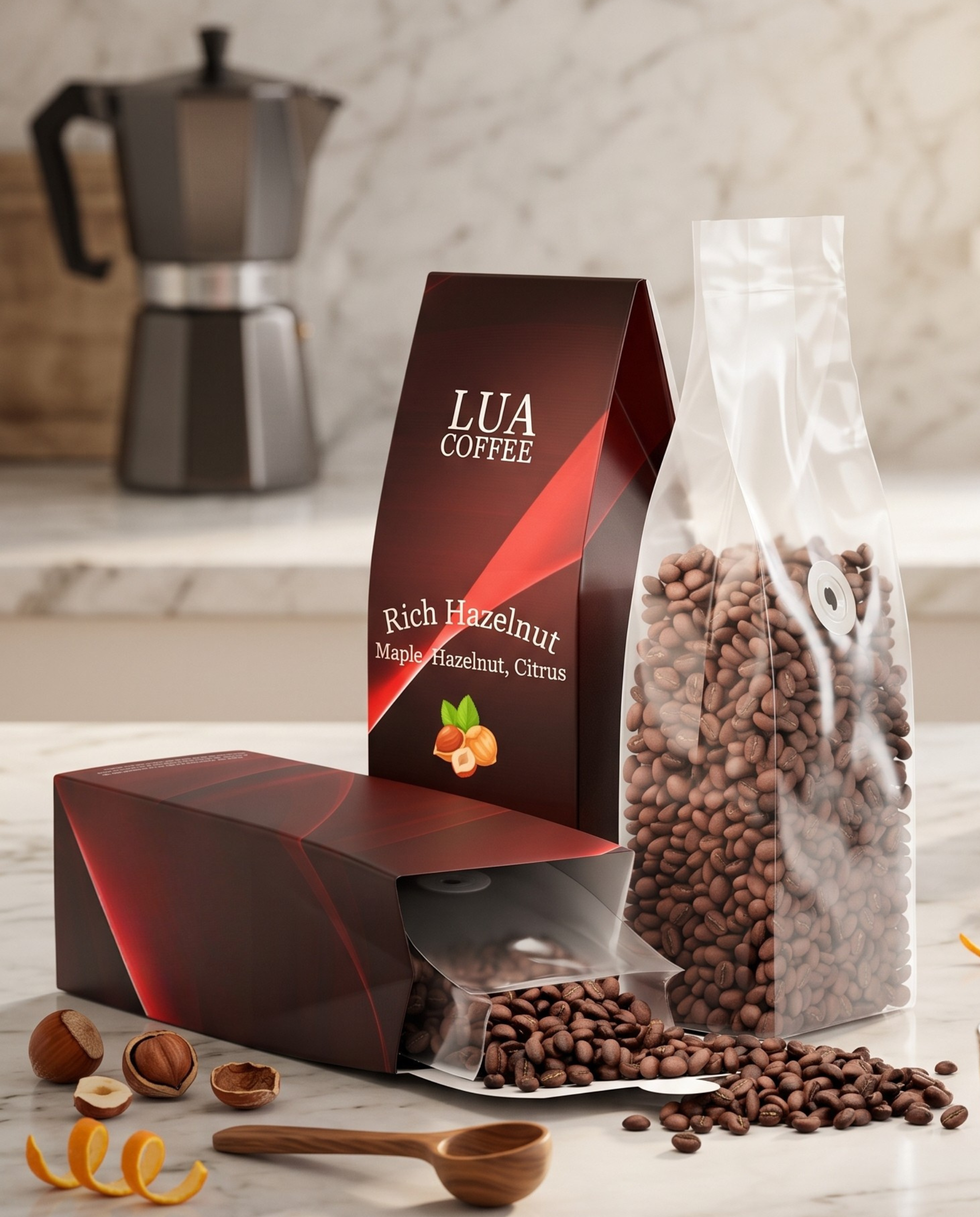 Rich Hazelnut Coffee (Medium Roast)