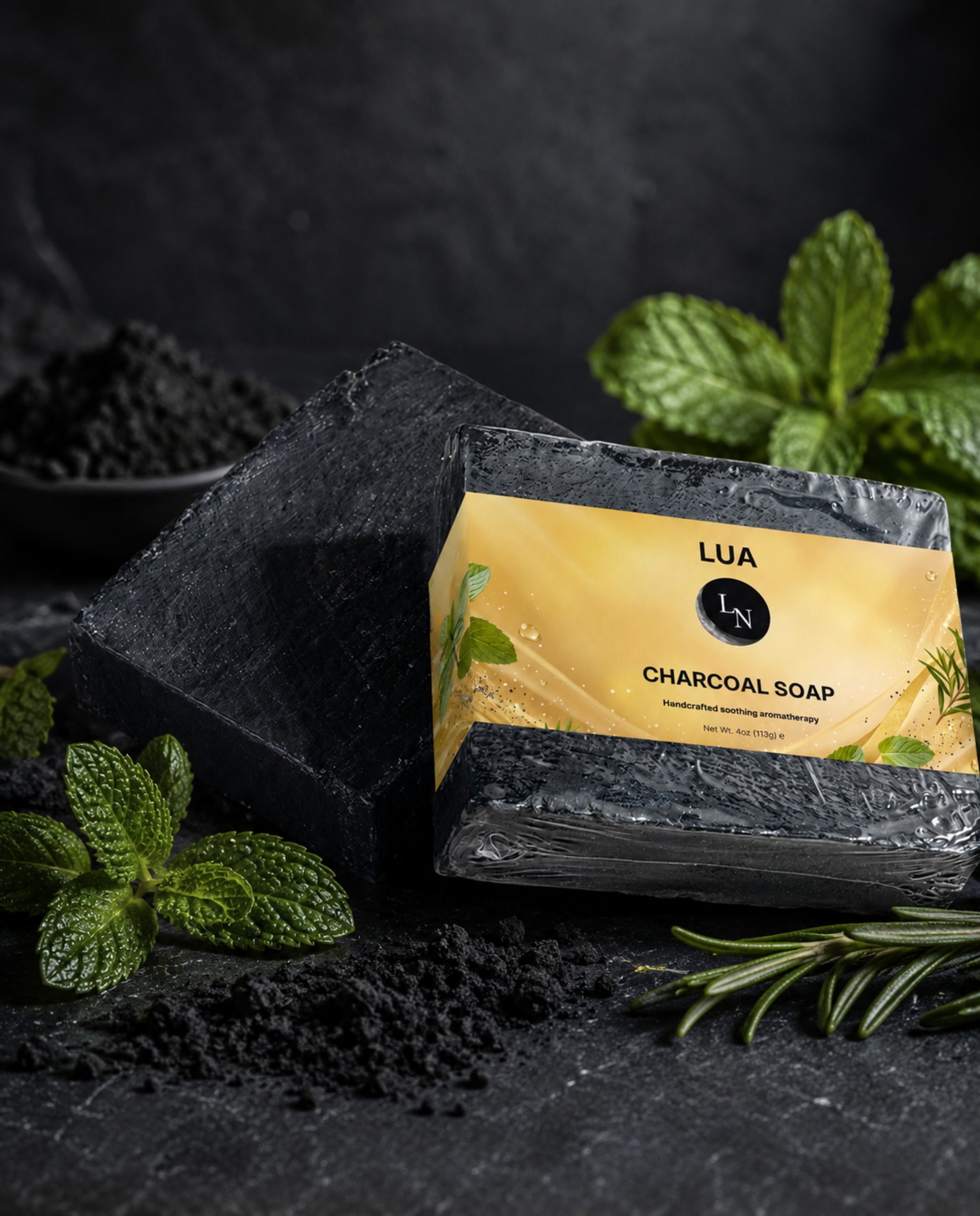 Handcrafted Charcoal Soap