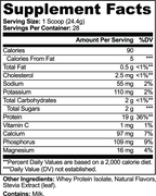 Whey Protein Isolate (Vanilla)