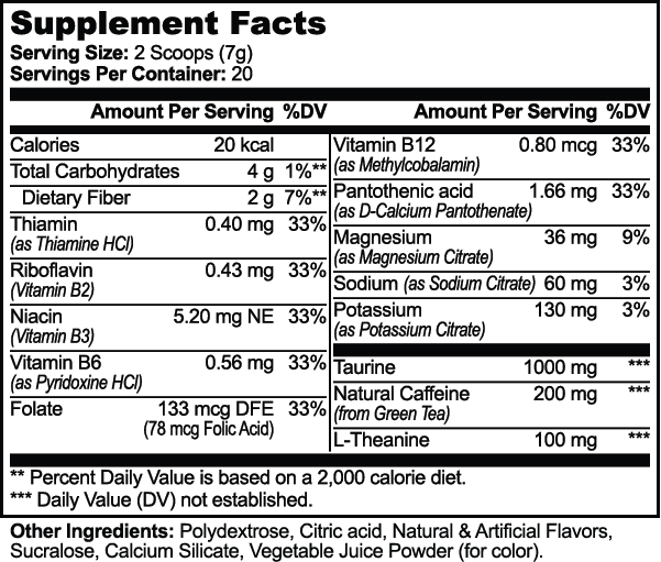 Pre-workout (Fruit Punch)